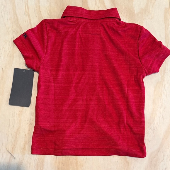 Hurley Kids Polo Shirt in Vibrant Red - Picture 4 of 4